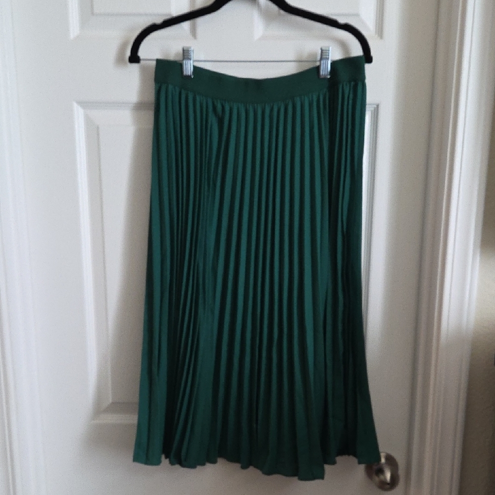 Grace Karin Forest Green A-Line Skirt